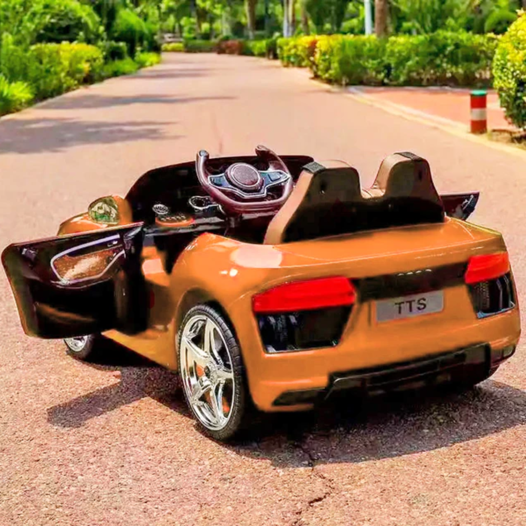 Carrito Eléctrico Deportivo TTS Naranja para Niños Drop001