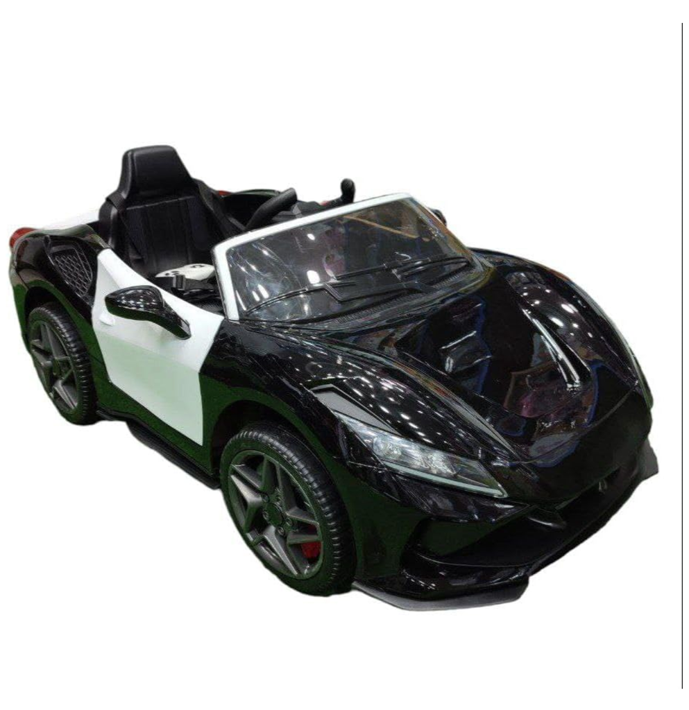 Carrito Ferrari Eléctrico Negro Para Niños Drop001
