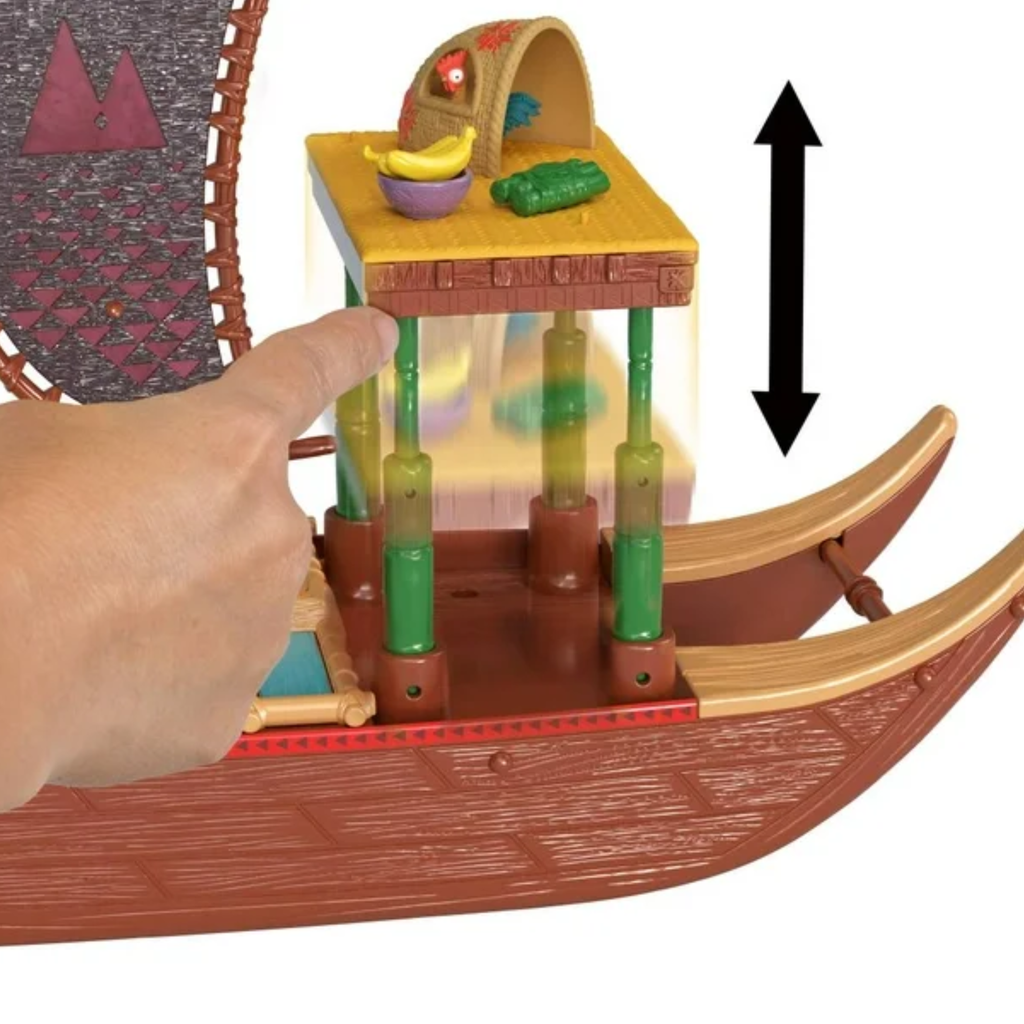 Set de Juego en la Canoa de Moana Drop002