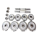 Set Mancuernas Cromadas/18.5 KgC/U C/Estuche Portatil/Dr0p 002