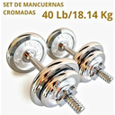 Set Mancuernas Cromadas/18.5 KgC/U C/Estuche Portatil/Dr0p 002