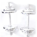 Set Mancuernas Cromadas/18.5 KgC/U C/Estuche Portatil/Dr0p 002