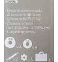 Set Mancuernas Cromadas/18.5 KgC/U C/Estuche Portatil/Dr0p 002