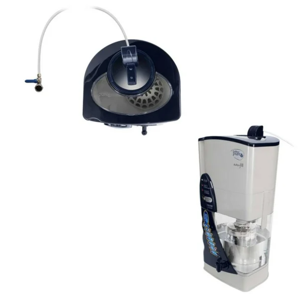 Purificador Agua Auto Fill Color Blanco con Azul Drop 002