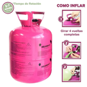 Tanque De Helio Con 30 Globos De Látex Drop002