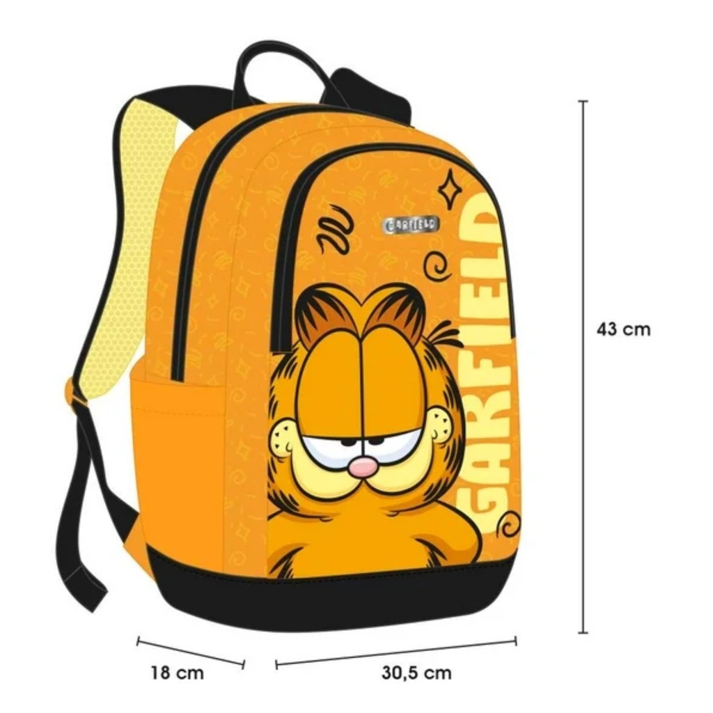 Mochila Keepack GARFIELD Naranja Drop002