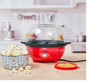 Maquina de Palomitas Eléctrico Rojo con Tazón Drop 002