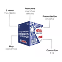 Detergente en Polvo Poder y Cuidado De Ropa 8 Kg Drop 002