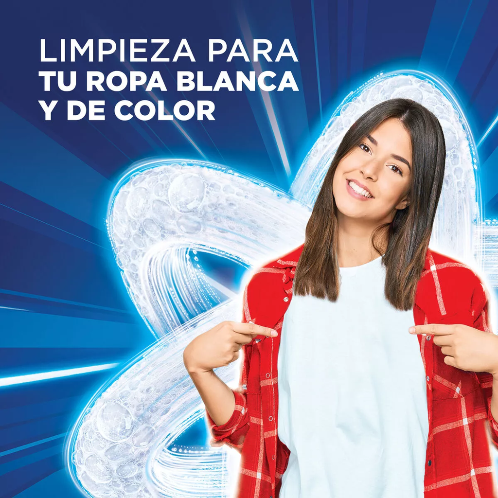 Detergente en Polvo Poder y Cuidado De Ropa 8 Kg Drop 002