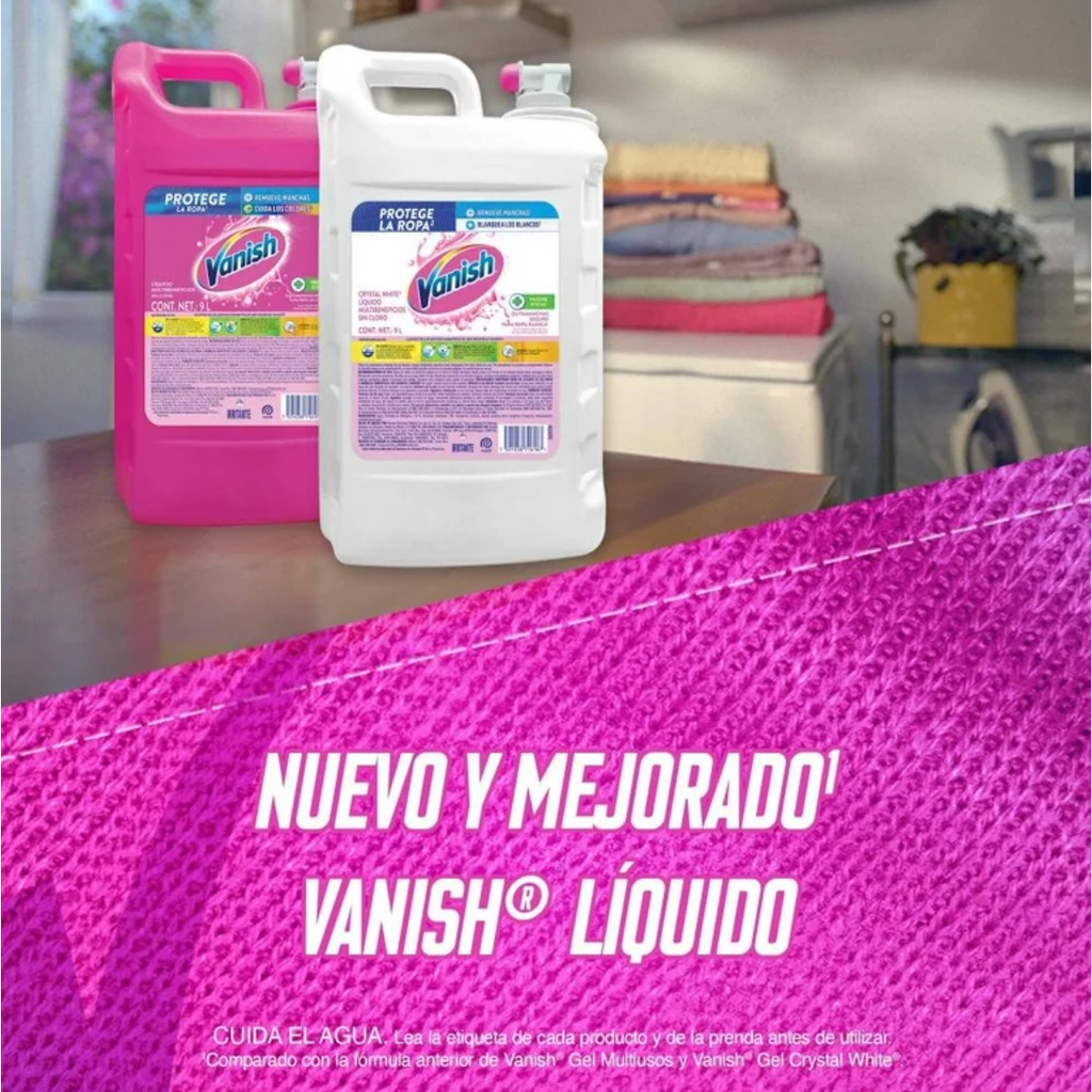 Quitamanchas Líquido Crystal White Ropa Blanca 9L Drop 002