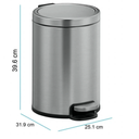 Bote de Basura Eko de Pedal 2 pzas de 12 L c/u Drop 002