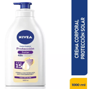 Crema Nivea Protección Solar con Vit. E FPS15 1lt Drop 002