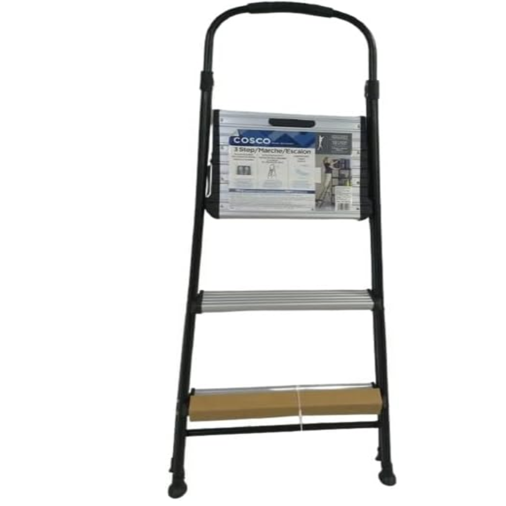 Escalera Plegable de Acero 3 Peldaños Drop 002