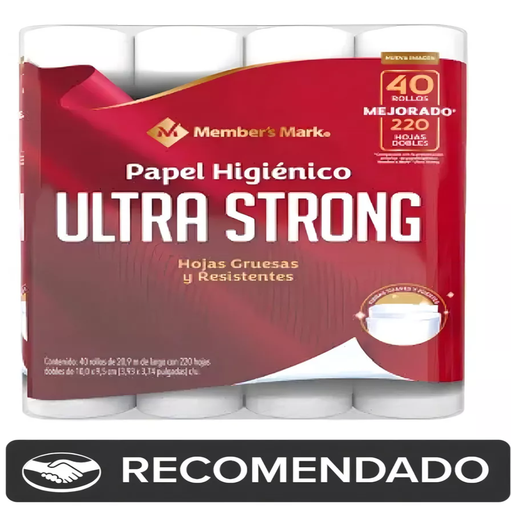 Papel Higiénico Ultra Strong con 40 Rollos Drop 002