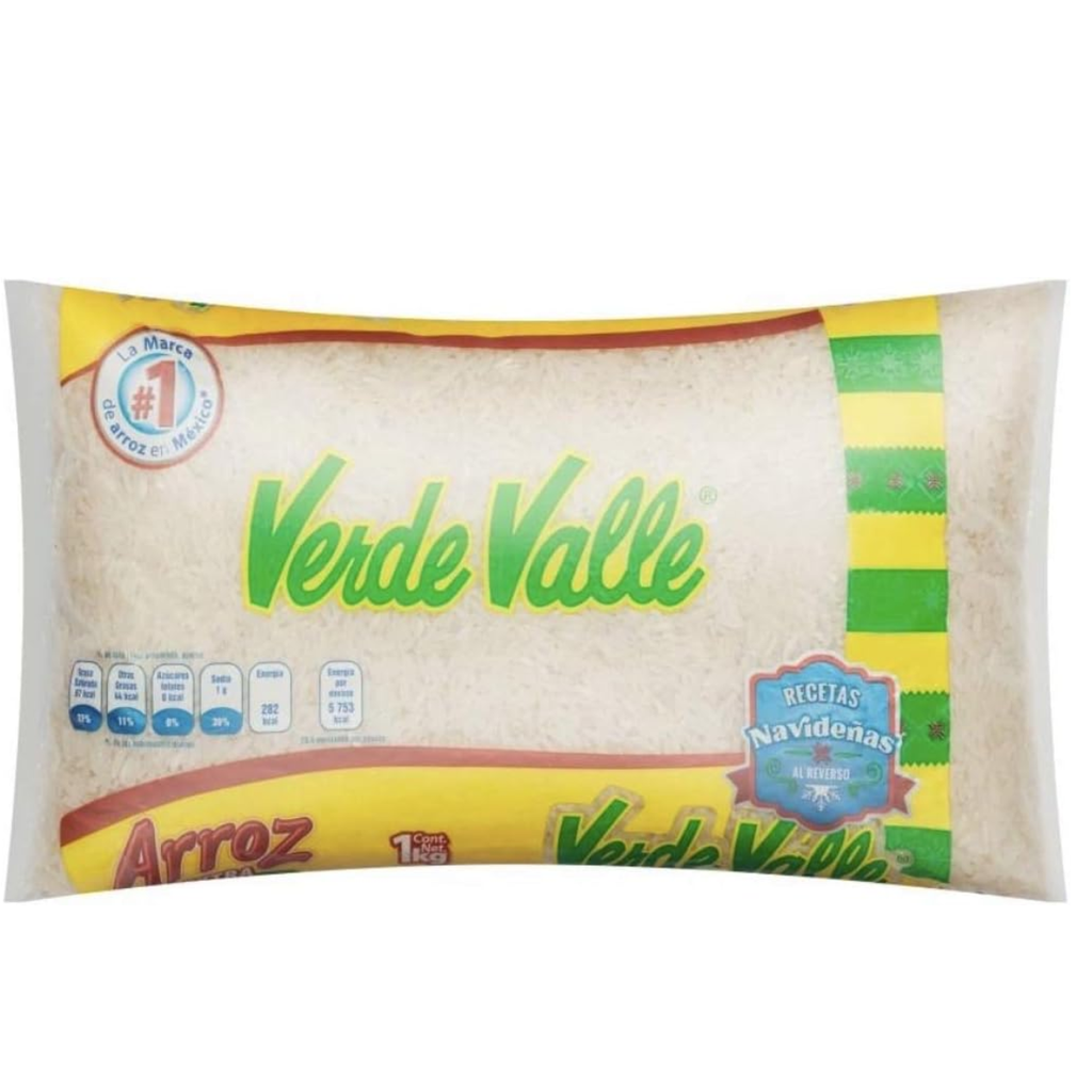 Arroz Blanco Súper Extra 5 pzas de 1 kg Drop 002