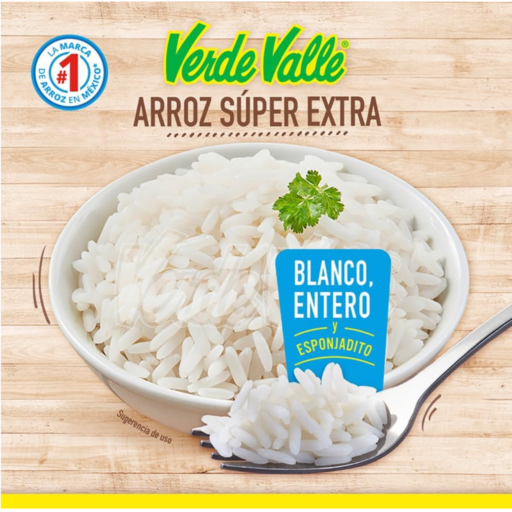 Arroz Blanco Súper Extra 5 pzas de 1 kg Drop 002
