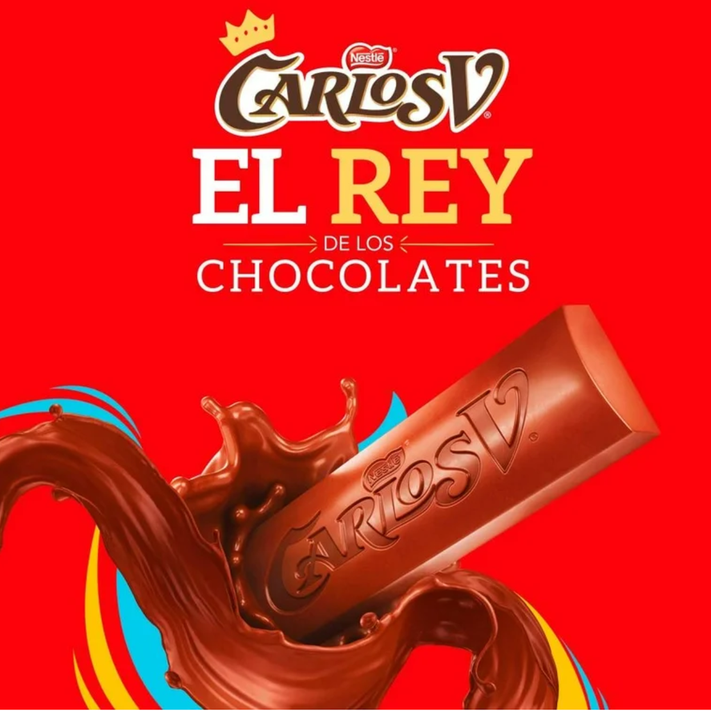 Chocolate Carlos V Nestlé 27 pzas de 18 g c/u Drop 002
