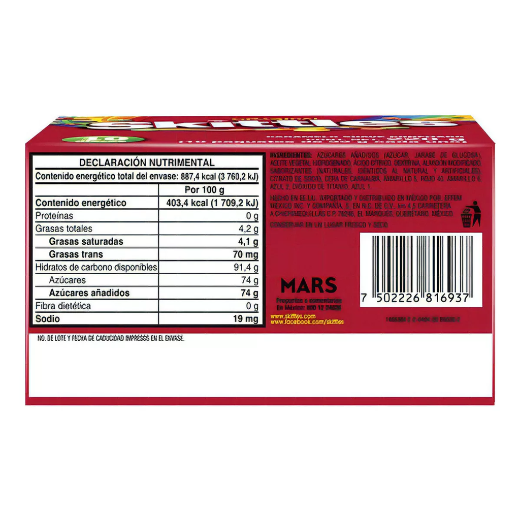 Dulces suaves Confitados Sabores Frutales Cja 18 pzas Drop 002