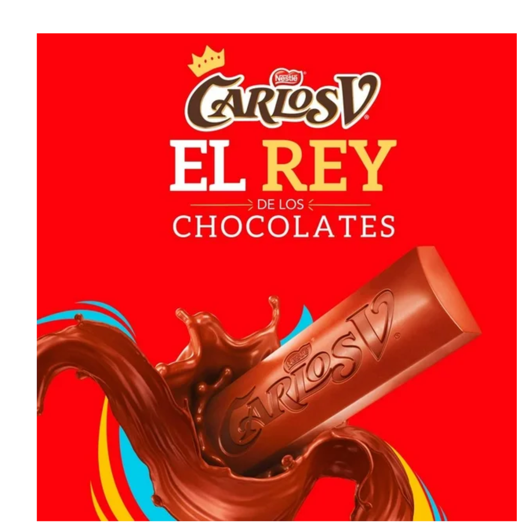 Chocolate Carlos V Stick 55 pzas Drop 002