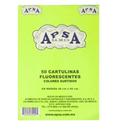 Cartulina Flourescente Apsa 50 pzas Drop002