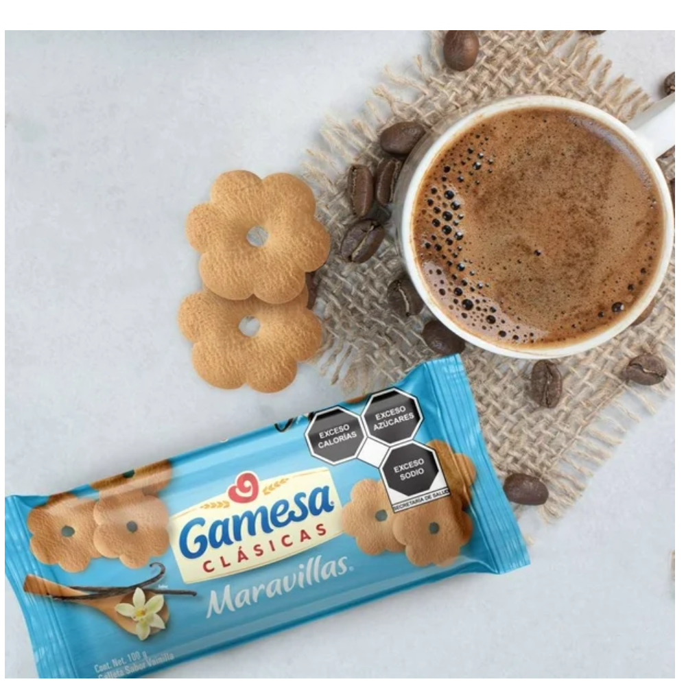 Pack Galletas Maravillas 12 pzas de 100 g c/u Drop 002