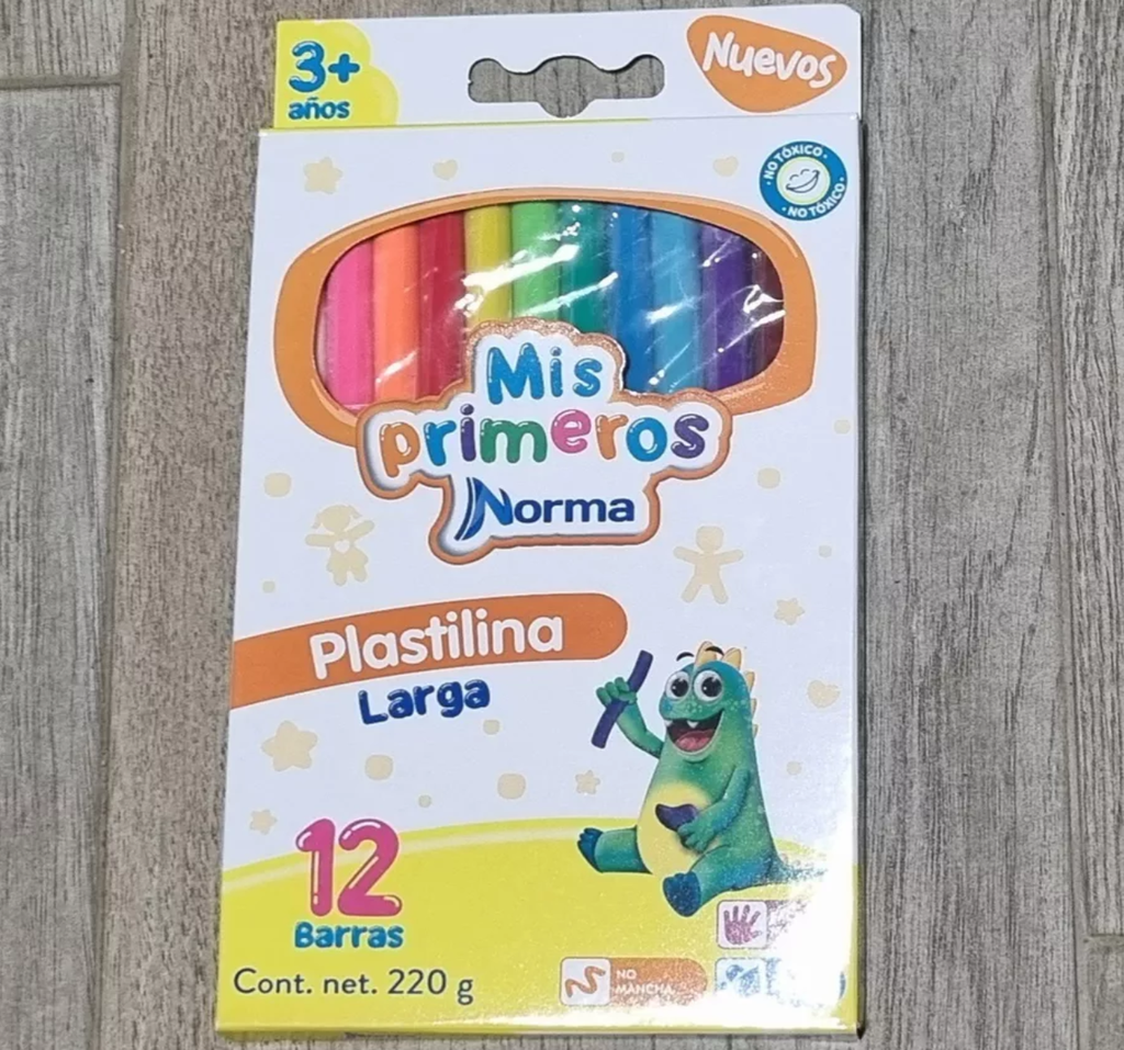 Plastilina Norma 12 Barritas Drop 009