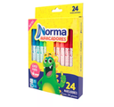Marcadores Lavables Norma 24 pzas Drop 009