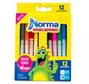 Marcadores Lavables Norma 12 pzas Drop 009