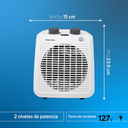 Calentador y Ventilador Eléctrico 2x1 Drop002