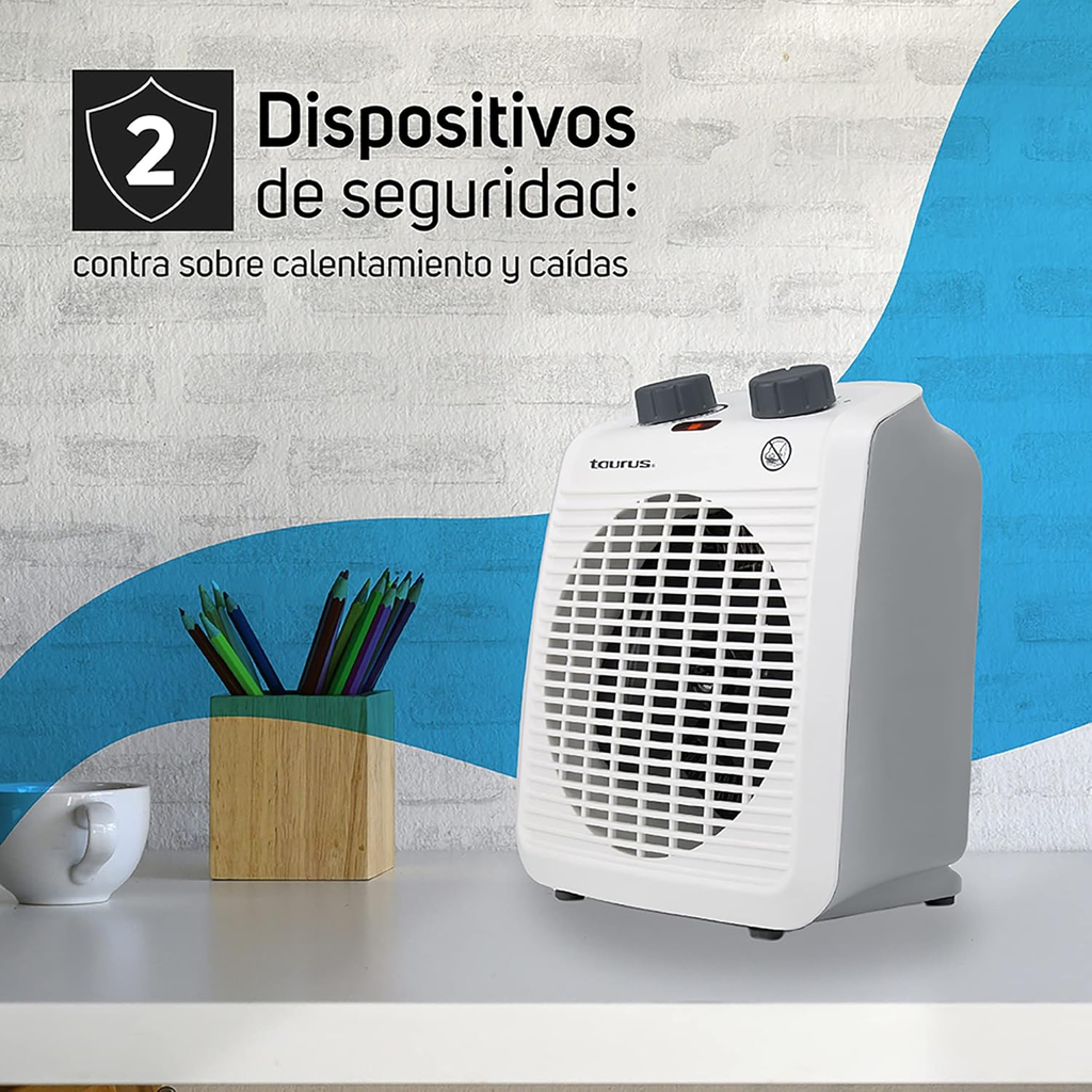 Calentador y Ventilador Eléctrico 2x1 Drop002