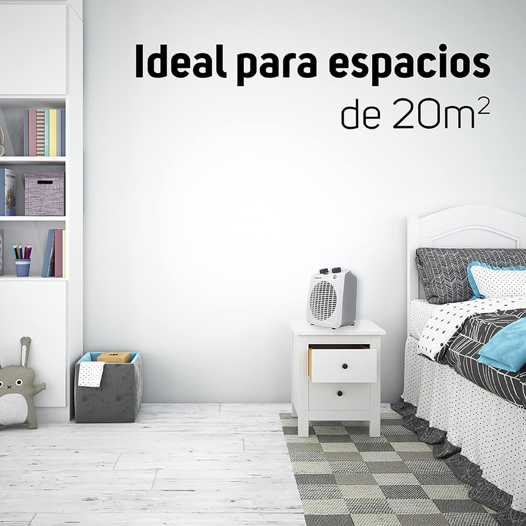 Calentador y Ventilador Eléctrico 2x1 Drop002