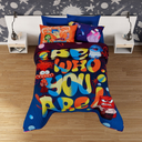 Set de Edrecolcha Matrimonial 3 pzas Drop002