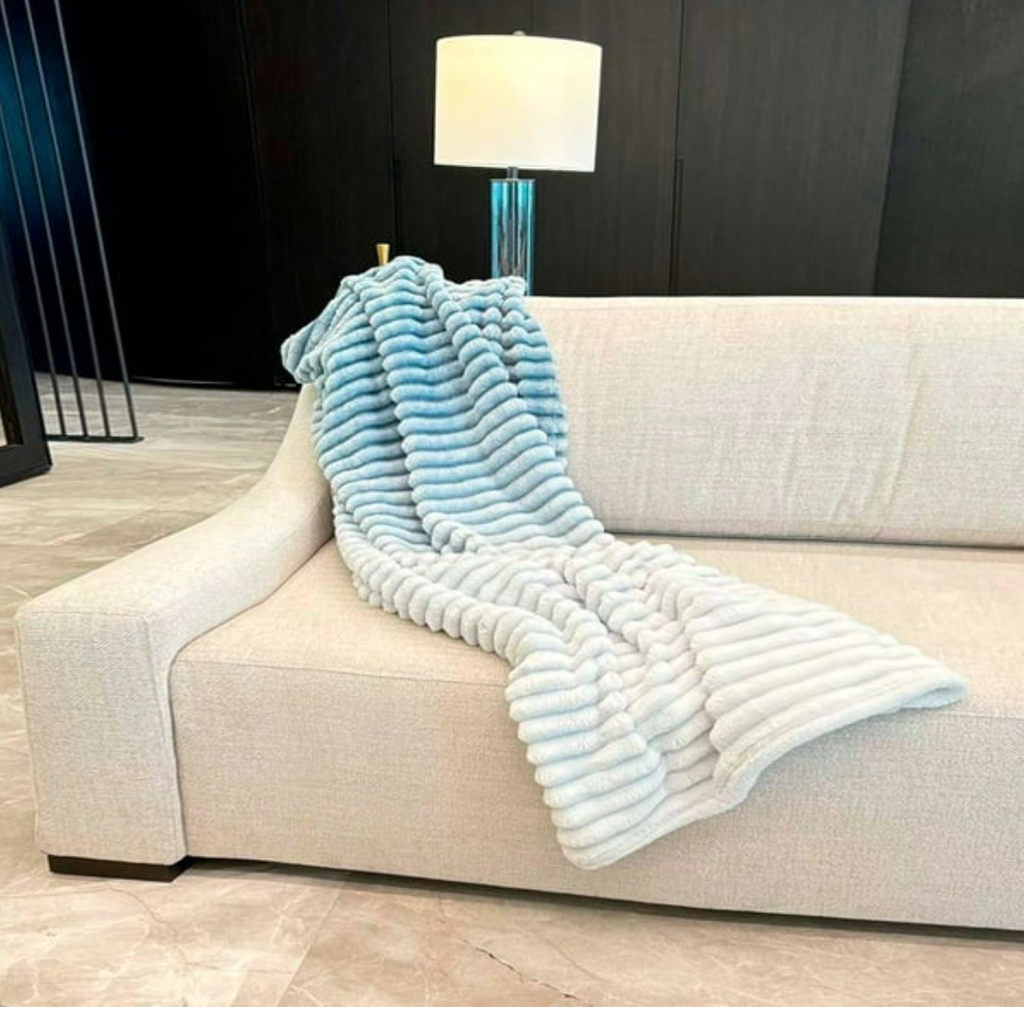 Frazada INDIVIDUAL Elle Home Verde Drop 002