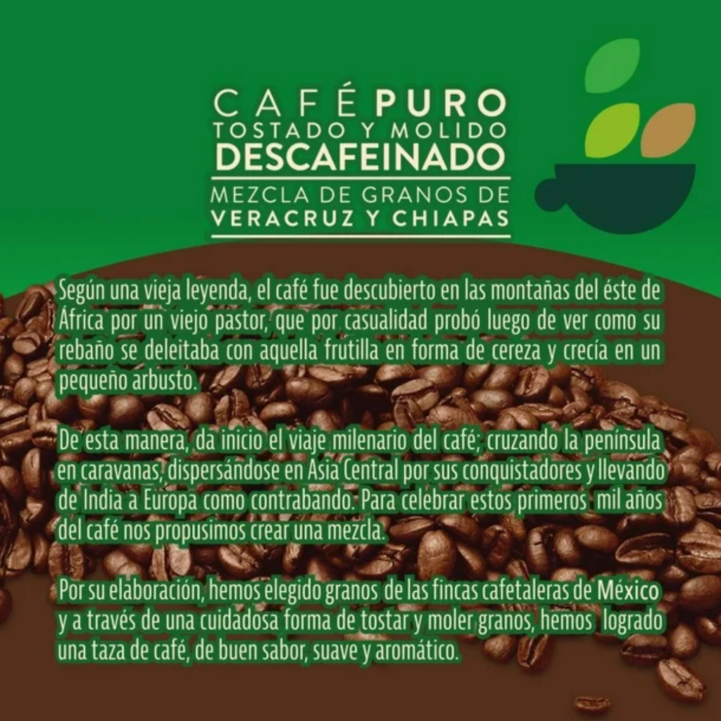 Café Molido Member's Mark Descafeinado 1.2 kg Drop002