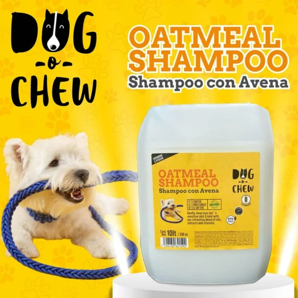 Shampoo Perro Dog-O-Chew con Avena 10l Drop002