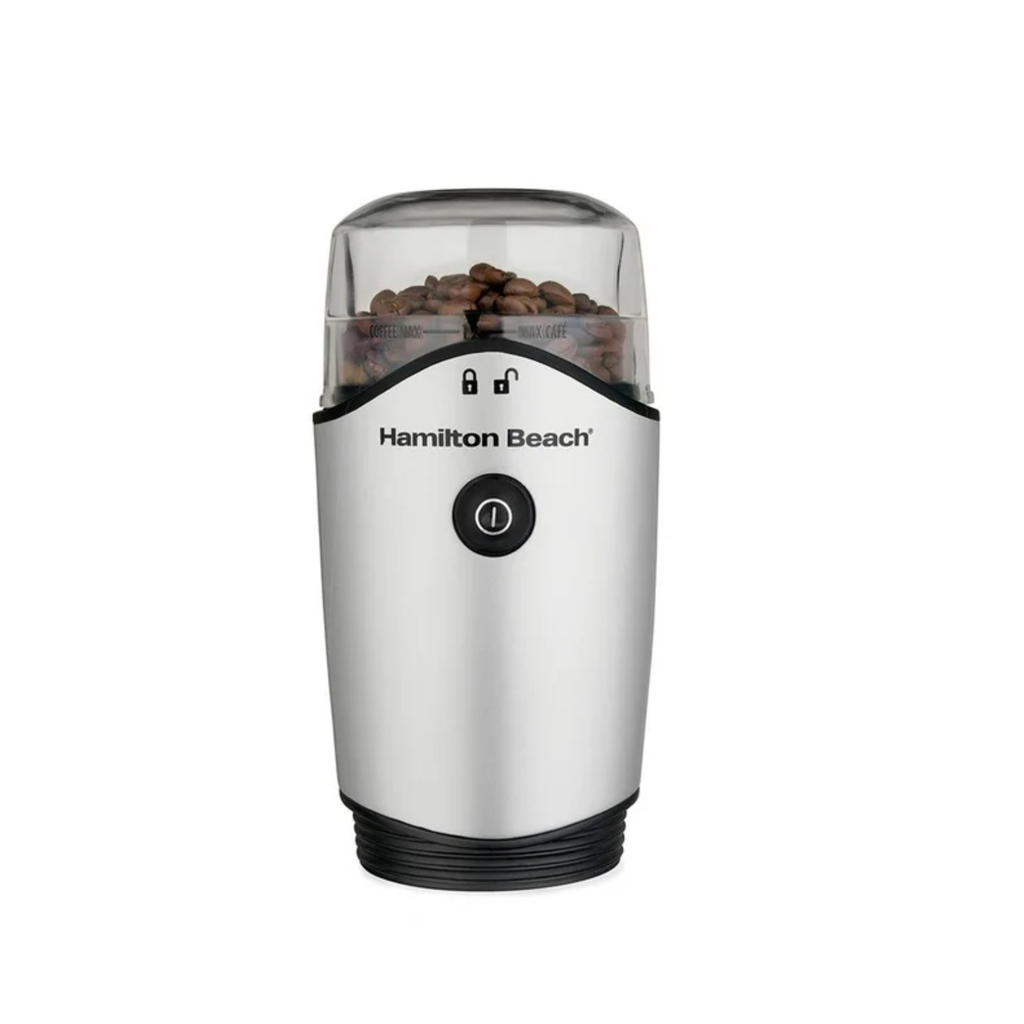 Molino de Café Hamilton Beach 12 Tazas Plata Drop004