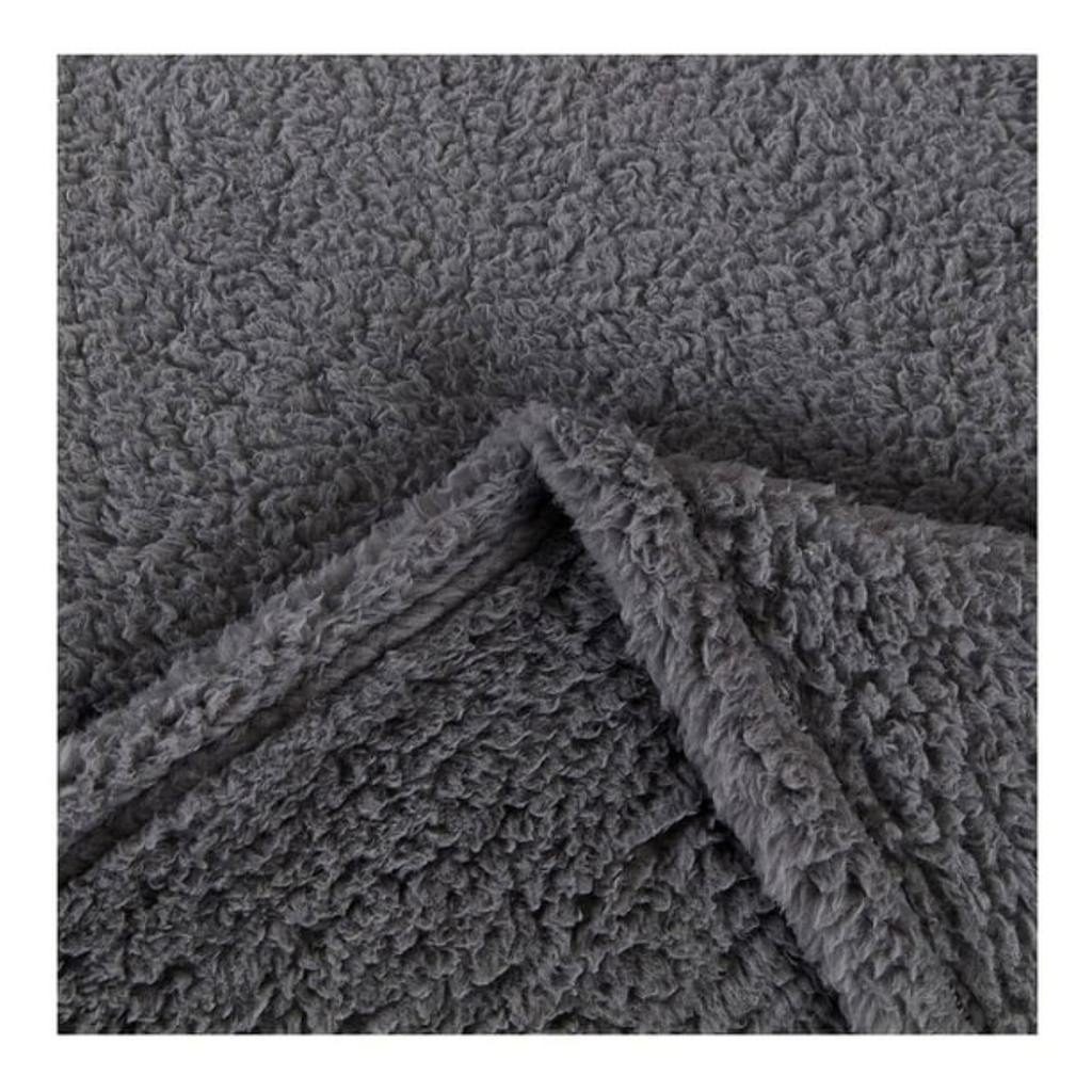Frazada Mainstays Sherpa Gris Drop004
