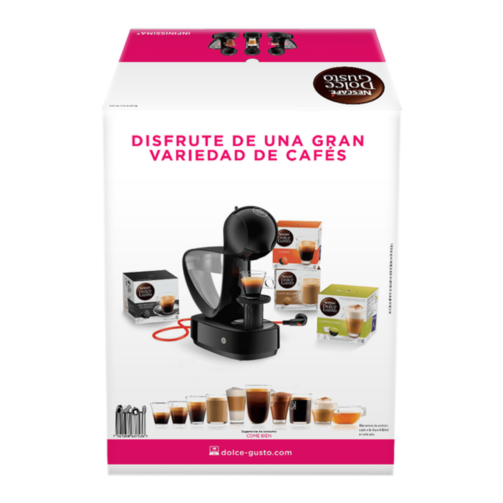 Cafetera Infinissima Negra  Con 15 Bares De Presión Drop012
