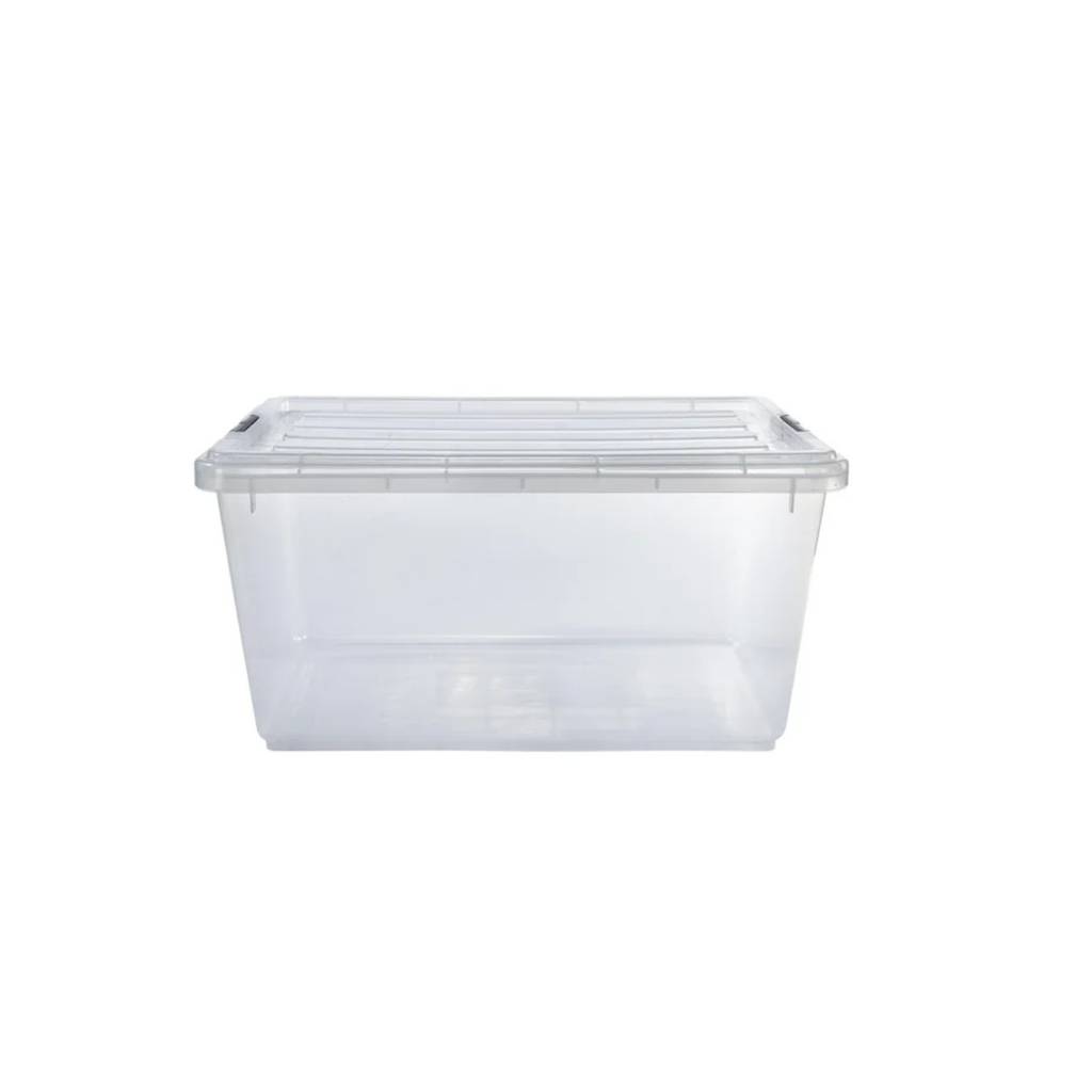 Caja Plástico Organizadora Almacenamiento Tapa Broche Drop004
