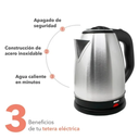 Tetera Eléctrica RCA Acero Inoxidable RC-180GB01 Drop004