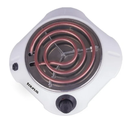 Parrilla Eléctrica Taurus Alpha 1 Quemador Blanca Drop004