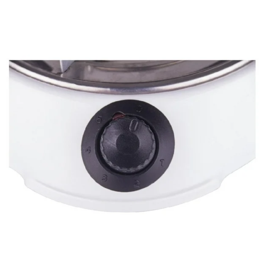 Parrilla Eléctrica Taurus Alpha 1 Quemador Blanca Drop004