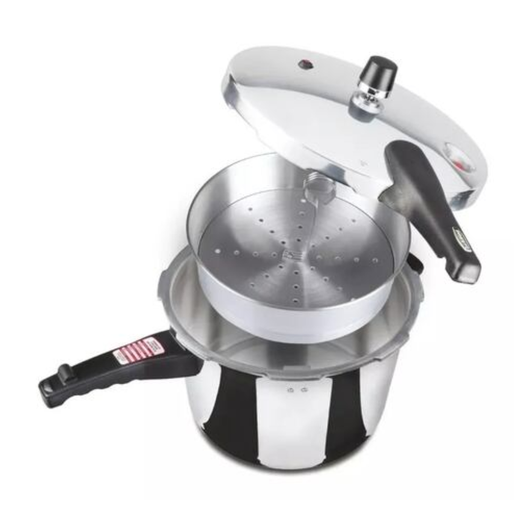 Olla Presión 7Lt con Vaporera Aluminio 2en1 Drop004