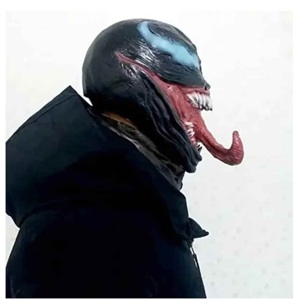 Máscara Venom Halloween Latex Superheroe Cosplay