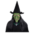 Mascara De Bruja Verde Para Halloween Y Fiestas