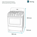 Estufa de Piso 76 cm 30 pulgadas Mabe EM7646BSIS1 Drop004