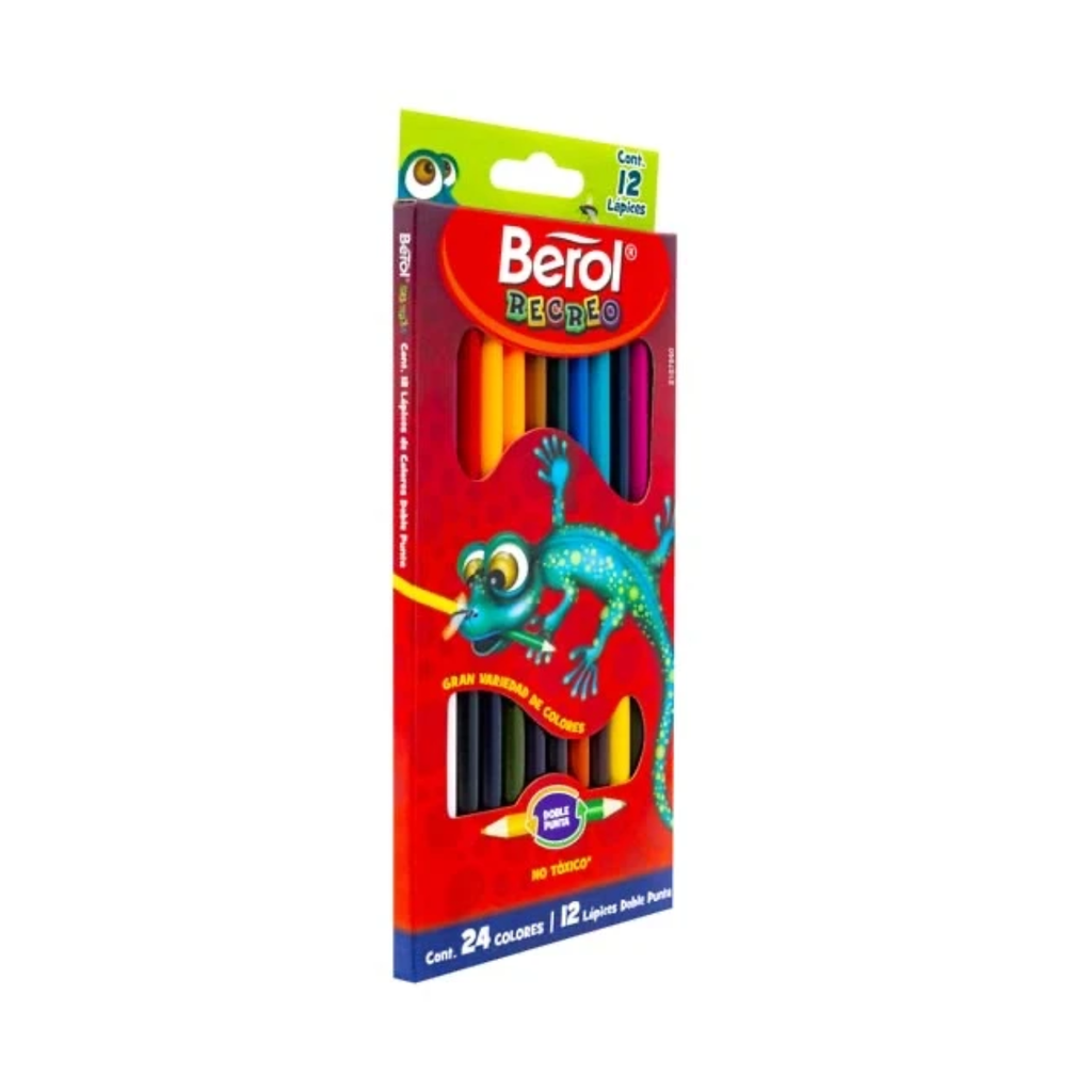 Lápices de Colores Berol Recreo Redondos C/12 Drop013