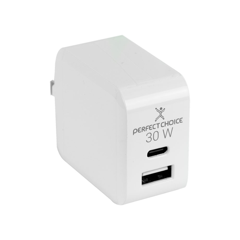 Adaptador de Corriente 30 W 2 Usb C - A Drop013