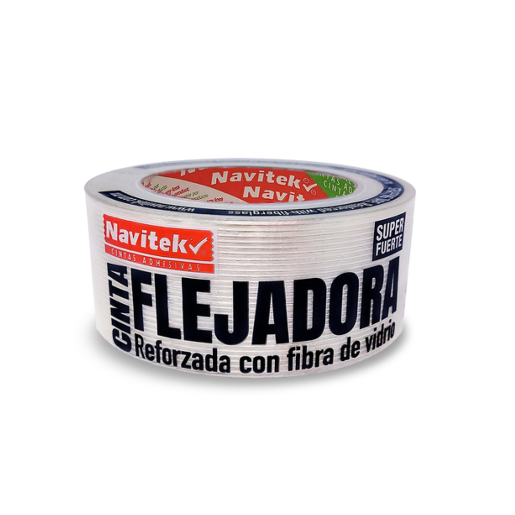 Cinta Flejadora Polipropil Fibra vidrio 48mm X 50m Drop009
