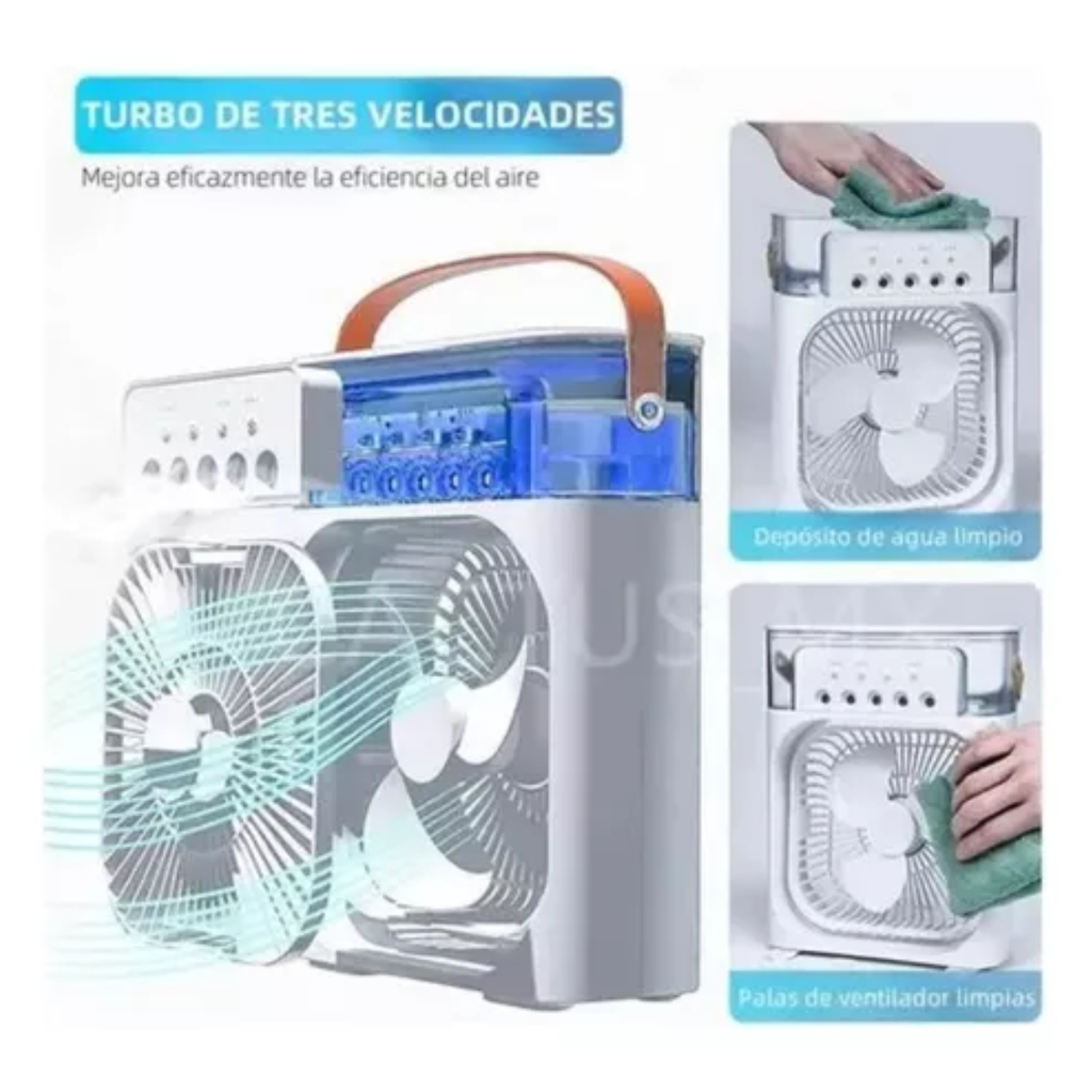 Climatizador portátil frío DL-490 blanco 127V Drop015